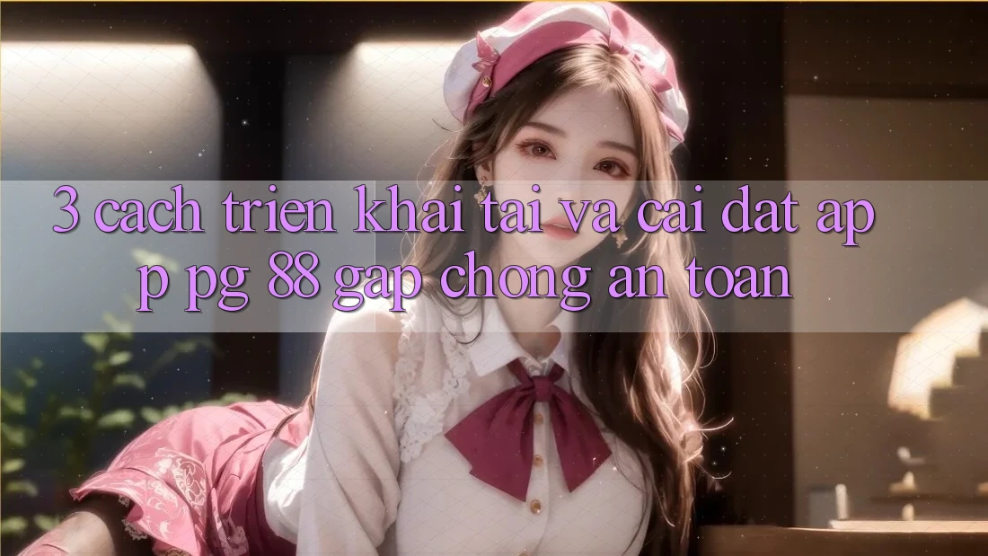 3. Cách triển khai Tải Và Cài Đặt App PG 88 Gấp chóng, An Toàn