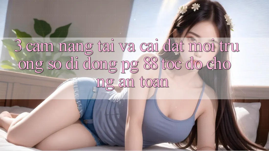 3. Cẩm nang Tải Và Cài Đặt Môi trường số di động PG 88 Tốc độ Chóng, An Toàn