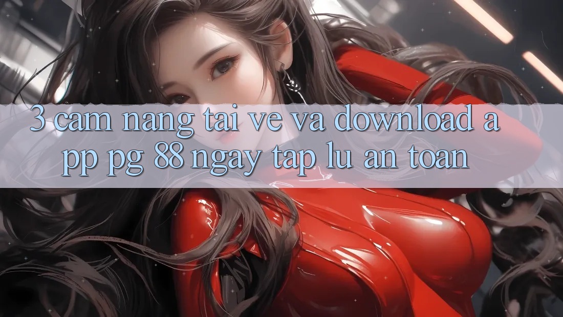 3. Cẩm nang Tải về Và Download App PG 88 Ngay tắp lự, An Toàn