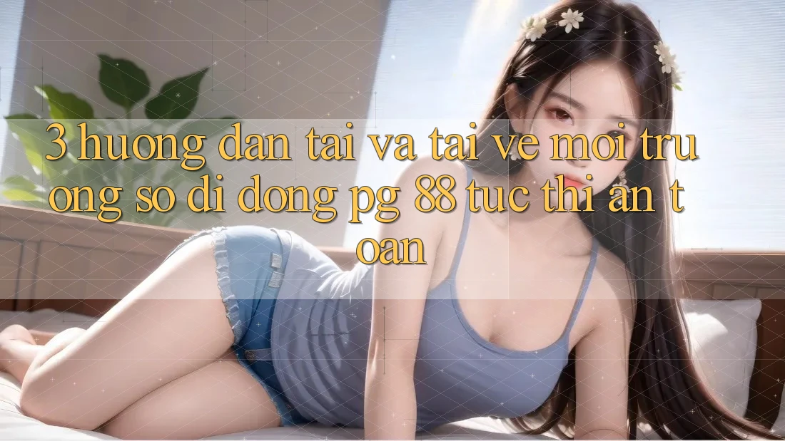 3. Hướng dẫn Tải Và Tải về Môi trường số di động PG 88 Tức thì, An Toàn