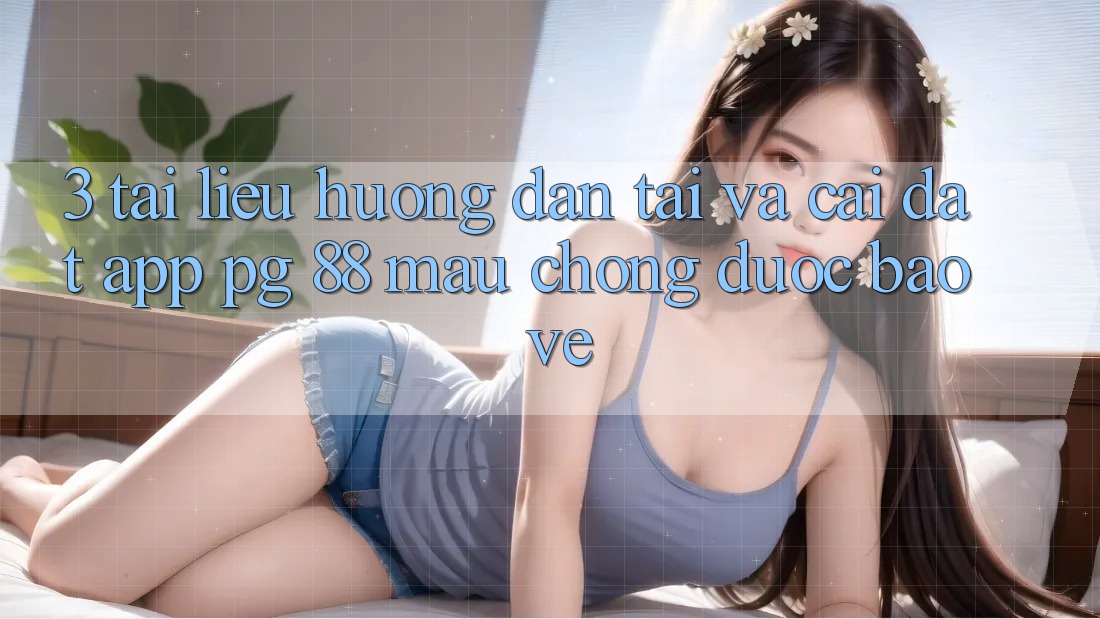 3. Tài liệu hướng dẫn Tải Và Cài Đặt App PG 88 Mau Chóng, Được bảo vệ