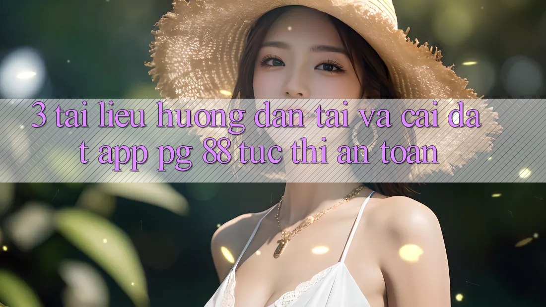3. Tài liệu hướng dẫn Tải Và Cài Đặt App PG 88 Tức thì, An Toàn