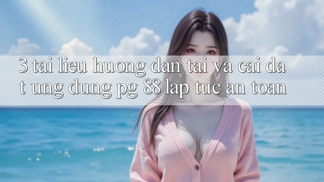 3. Tài liệu hướng dẫn Tải Và Cài Đặt Ứng dụng PG 88 Lập tức, An Toàn