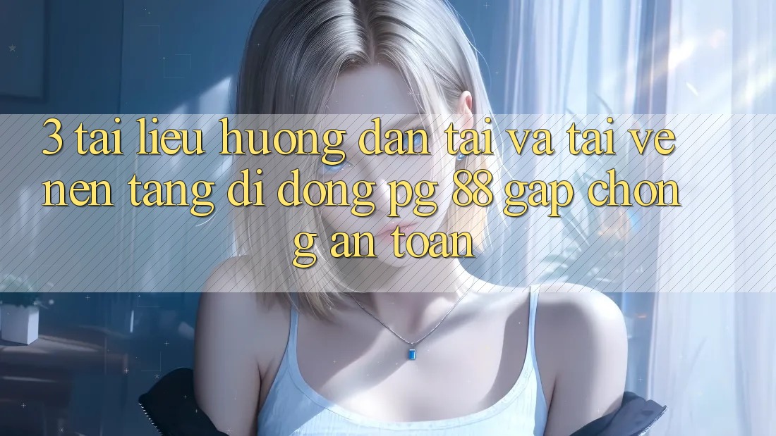 3. Tài liệu hướng dẫn Tải Và Tải về Nền tảng di động PG 88 Gấp Chóng, An Toàn