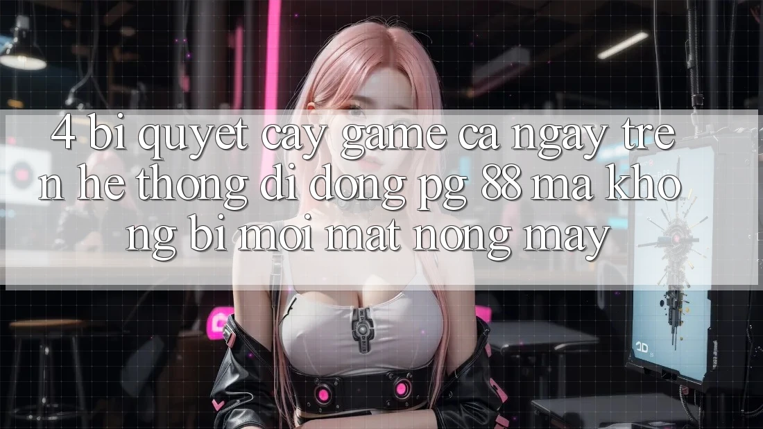 4. Bí Quyết “Cày Game” Cả Ngày Trên Hệ thống di động PG 88 Mà Không Bị Mỏi Mắt, Nóng Máy