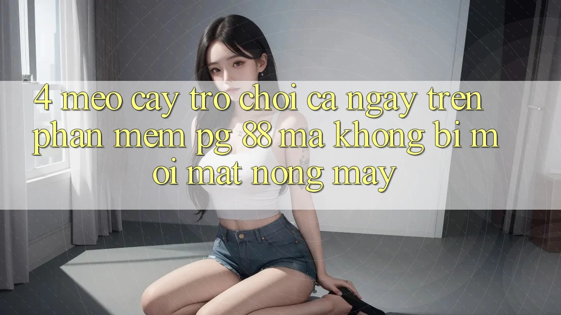 4. Mẹo “Cày Trò chơi” Cả Ngày Trên Phần mềm PG 88 Mà Không Bị Mỏi Mắt, Nóng Máy