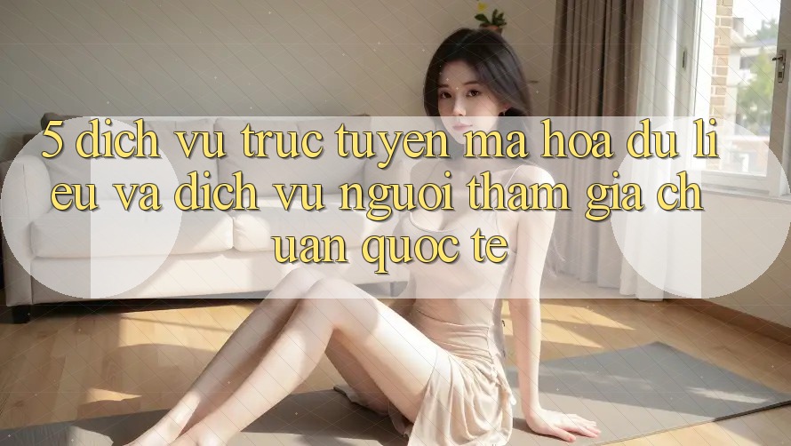5. Dịch vụ trực tuyến Mã hóa dữ liệu Và Dịch Vụ Người tham gia Chuẩn Quốc Tế