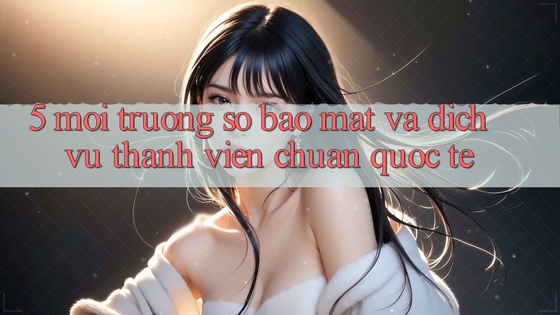 5. Môi trường số Bảo Mật Và Dịch Vụ Thành viên Chuẩn Quốc Tế