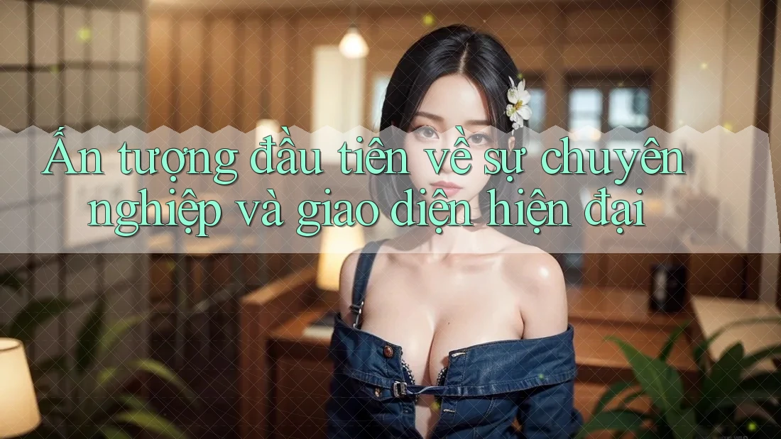Ấn tượng đầu tiên về sự chuyên nghiệp và giao diện hiện đại Ấn tượng đầu tiên về sự chuyên nghiệp và giao diện hiện đại