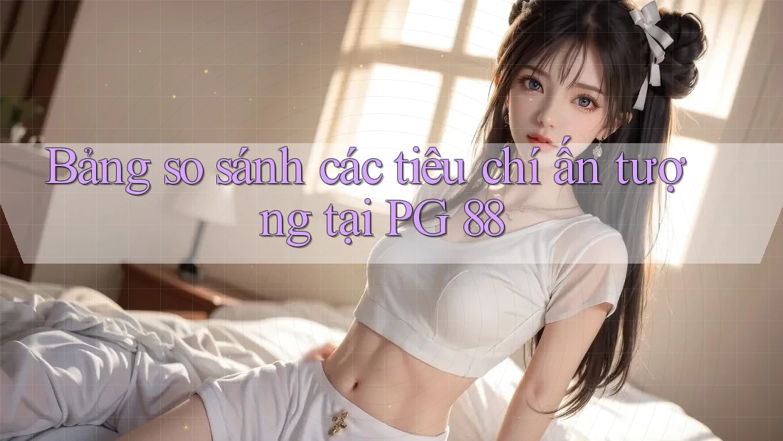 Bảng so sánh các tiêu chí ấn tượng tại PG 88