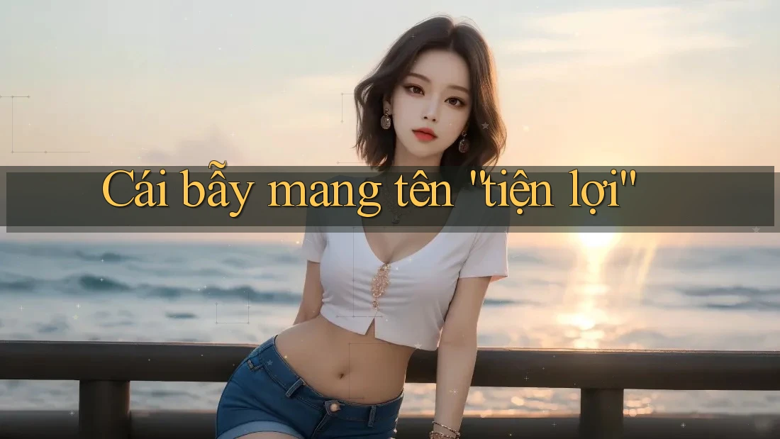 Cái bẫy mang tên “tiện lợi” Cái bẫy mang tên “tiện lợi”