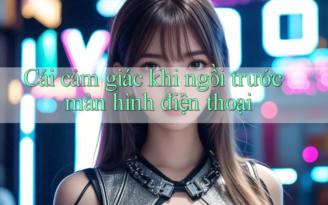 Cái cảm giác khi ngồi trước màn hình điện thoại