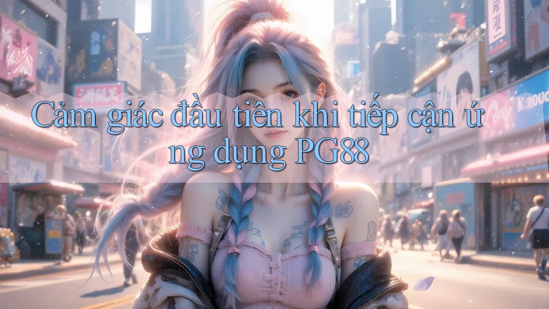 Cảm giác đầu tiên khi tiếp cận ứng dụng PG88 Cảm giác đầu tiên khi tiếp cận ứng dụng PG88