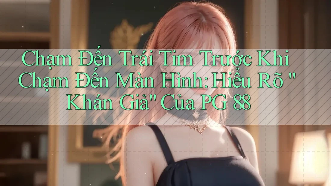 Chạm Đến Trái Tim Trước Khi Chạm Đến Màn Hình: Hiểu Rõ “Khán Giả” Của PG 88