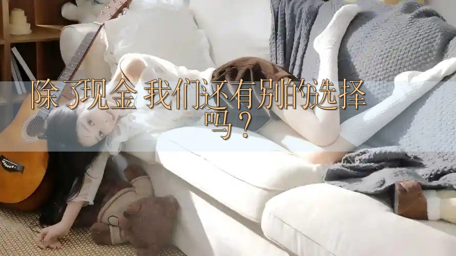除了现金，我们还有别的选择吗？