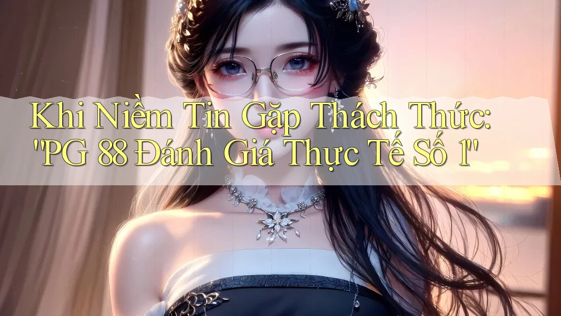 Khi Niềm Tin Gặp Thách Thức: “PG 88 Đánh Giá Thực Tế Số 1”