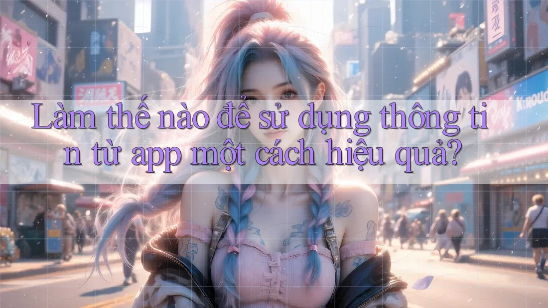 Làm thế nào để sử dụng thông tin từ app một cách hiệu quả?