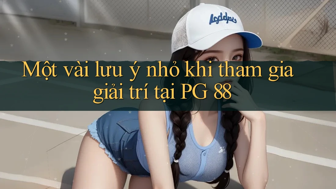 Một vài lưu ý nhỏ khi tham gia giải trí tại PG 88 Một vài lưu ý nhỏ khi tham gia giải trí tại PG 88