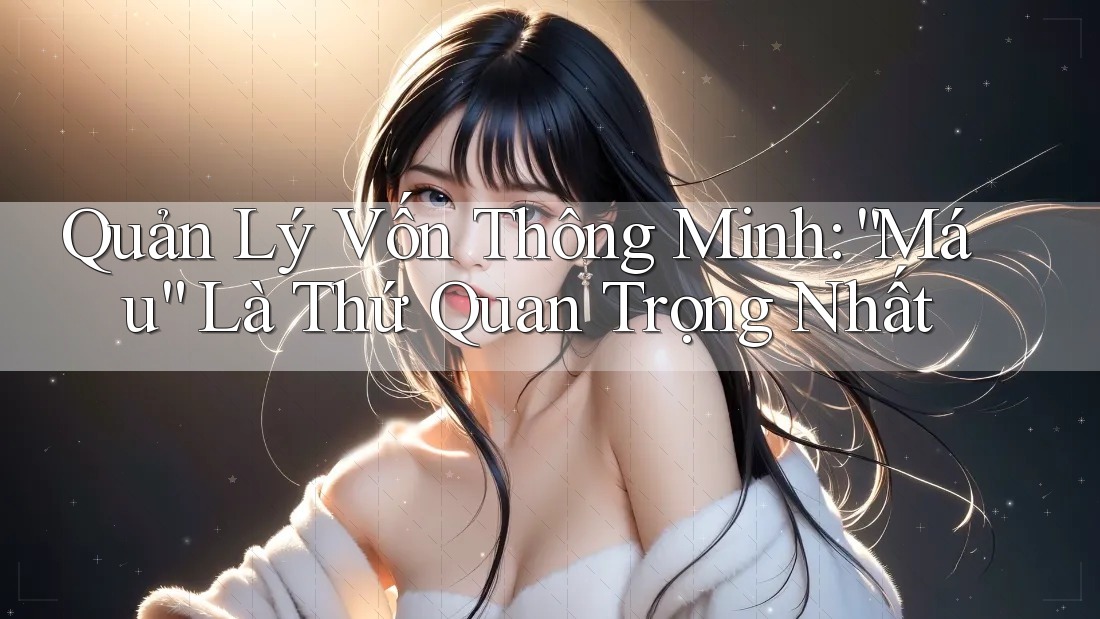 Quản Lý Vốn Thông Minh: “Máu” Là Thứ Quan Trọng Nhất