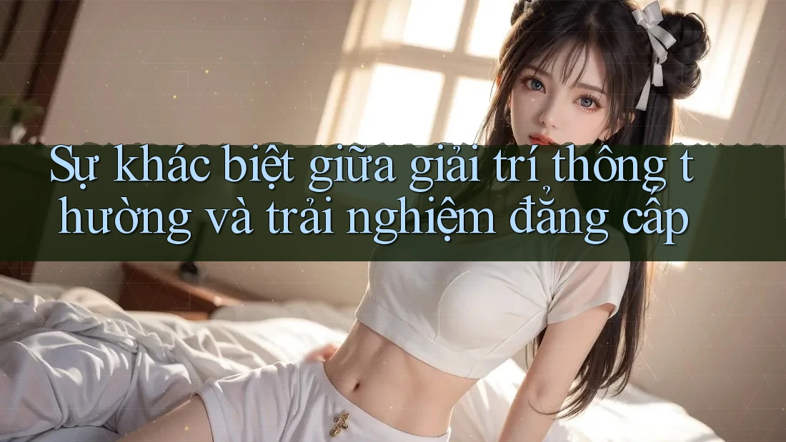 Sự khác biệt giữa giải trí thông thường và trải nghiệm đẳng cấp