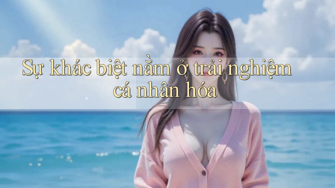 Sự khác biệt nằm ở trải nghiệm cá nhân hóa