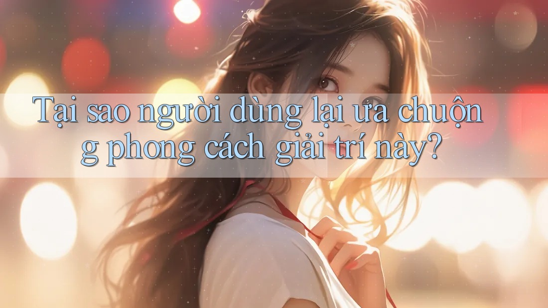 Tại sao người dùng lại ưa chuộng phong cách giải trí này?