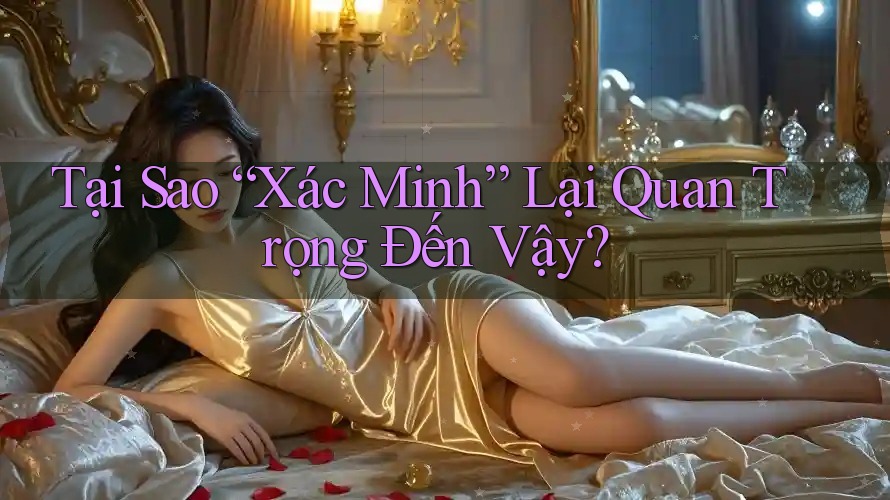 Tại Sao “Xác Minh” Lại Quan Trọng Đến Vậy? Tại Sao “Xác Minh” Lại Quan Trọng Đến Vậy?