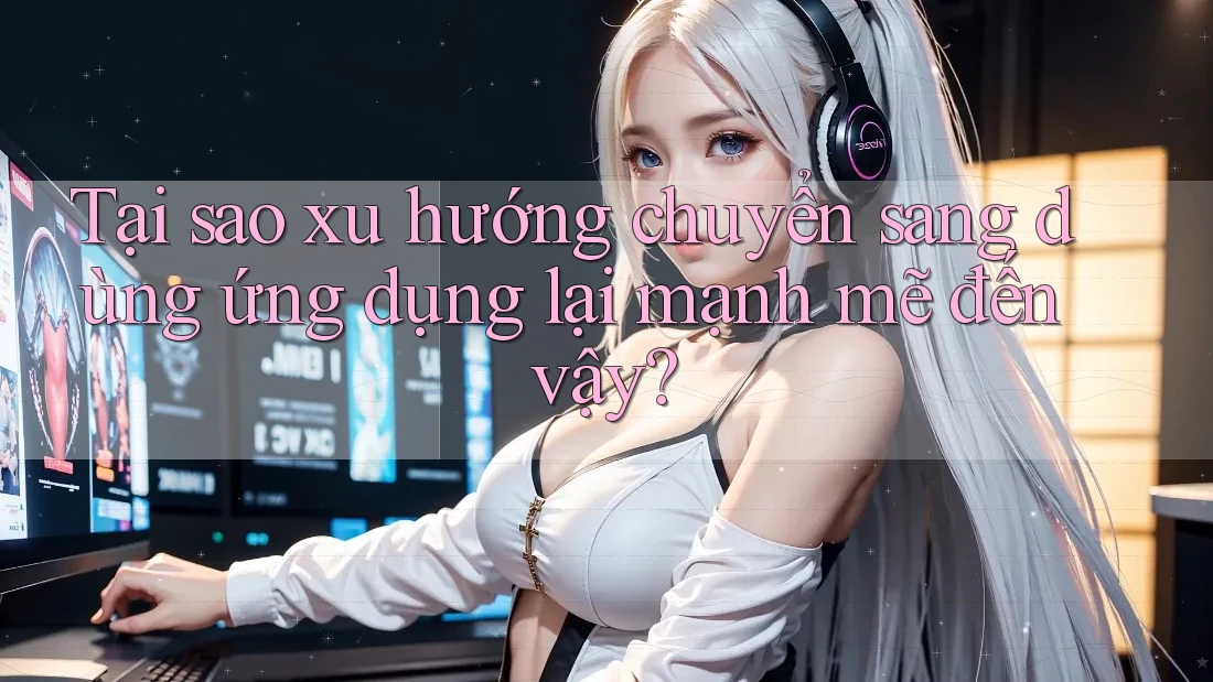 Tại sao xu hướng chuyển sang dùng ứng dụng lại mạnh mẽ đến vậy?