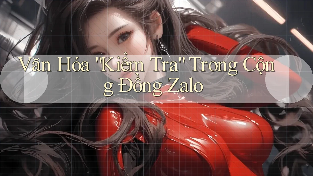 Văn Hóa “Kiểm Tra” Trong Cộng Đồng Zalo